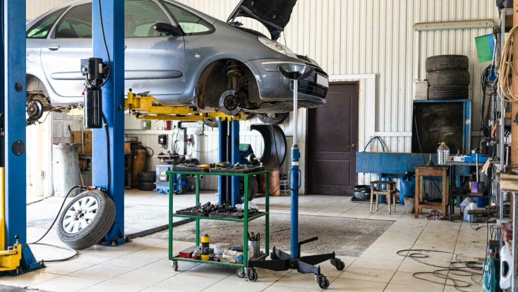 car interior repair shop