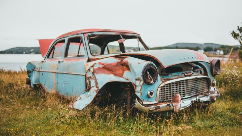 rusted car frame repair