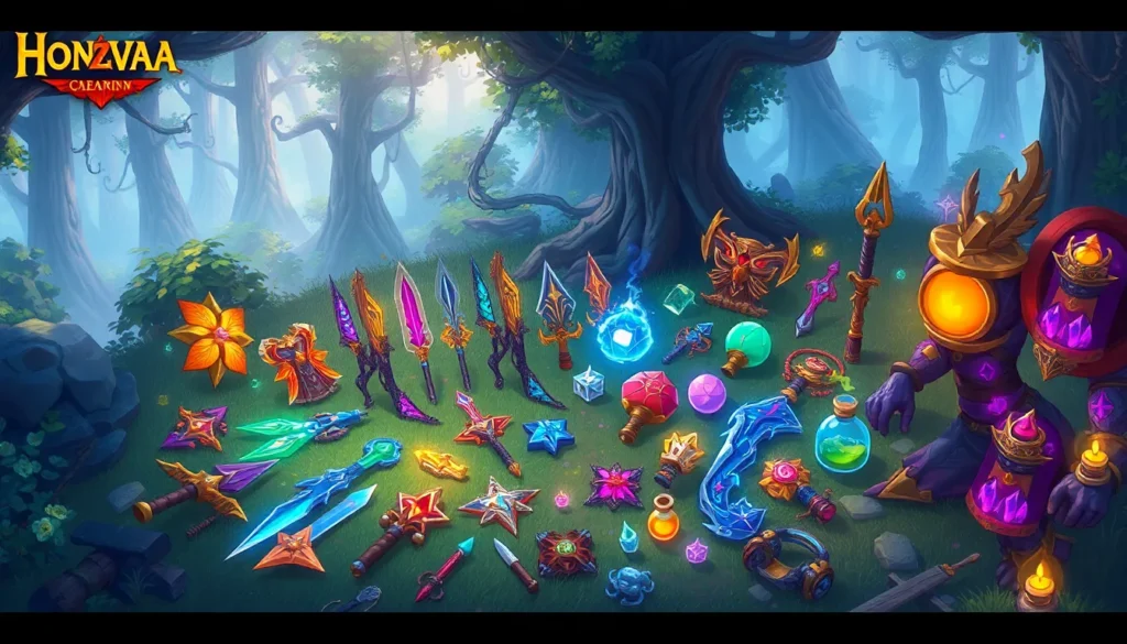 items in honzava5 game